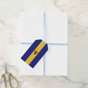 Étiquettes-cadeau Drapeau de la Barbade