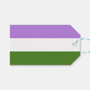 Étiquettes-cadeau Drapeau de la fierté queer
