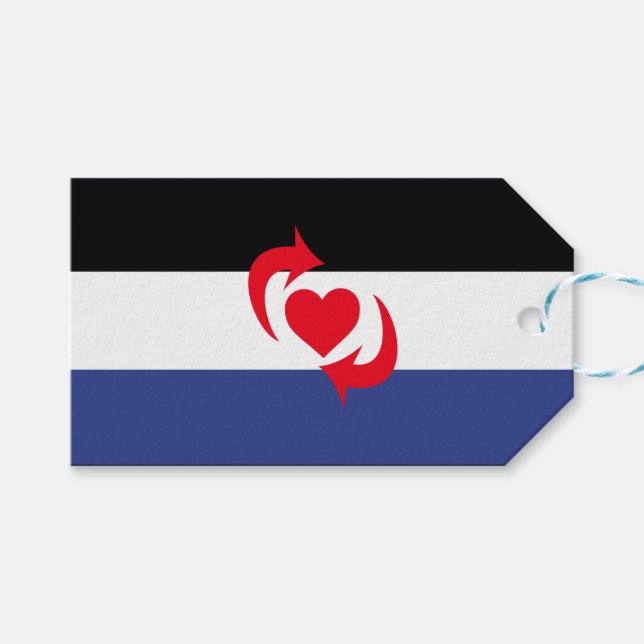 Étiquettes-cadeau Drapeau de la fierté Switch (Devant (Horizontal))