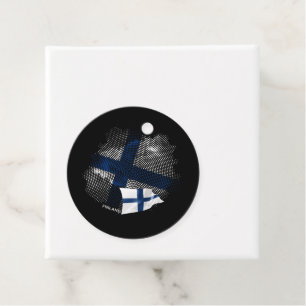 Étiquettes Cadeau Drapeau de la Finlande