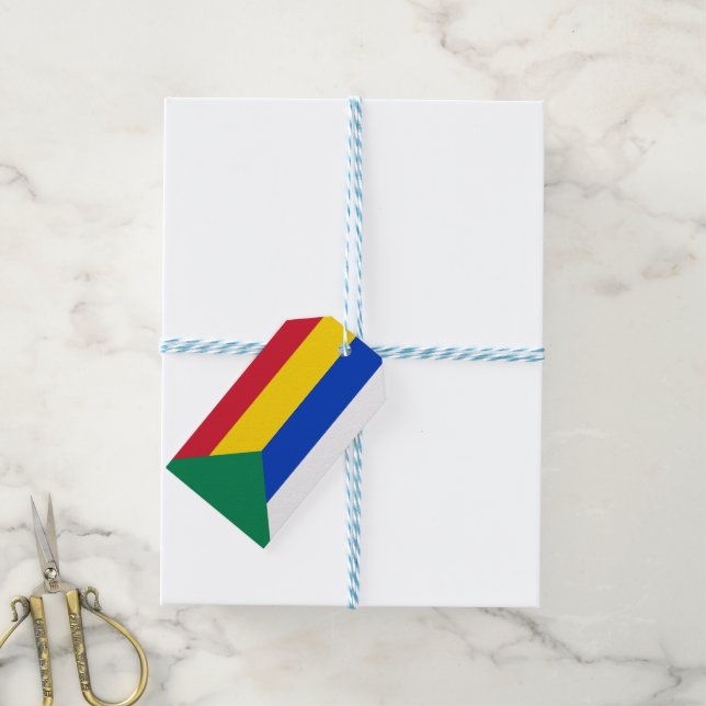 Étiquettes-cadeau Drapeau de la religion druze (Avec de laficelle)