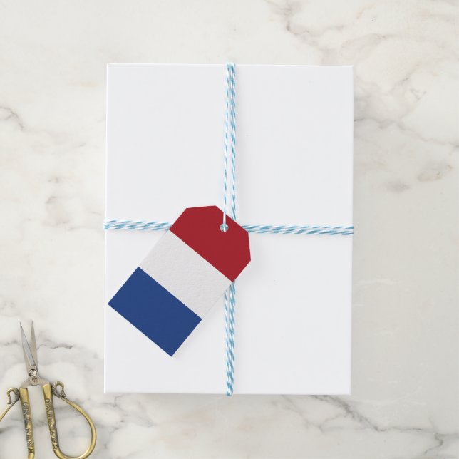 Étiquettes-cadeau Drapeau des Pays-Bas (Avec de laficelle)