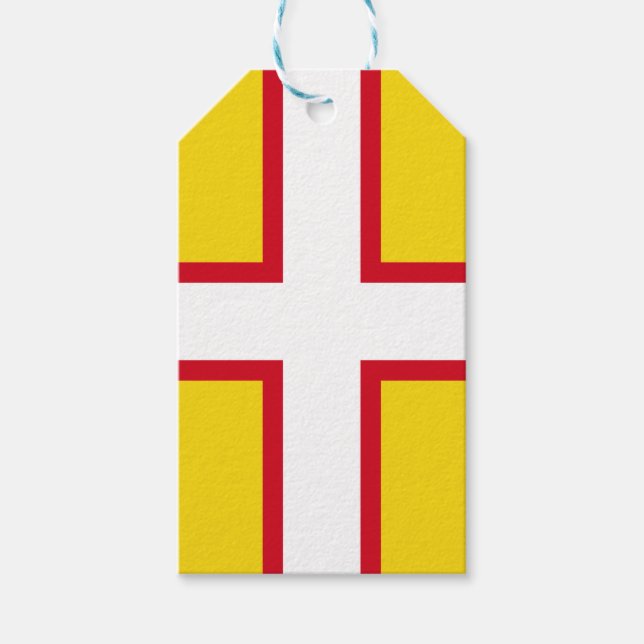 Étiquettes-cadeau Drapeau Dorset sac cadeau (Devant)