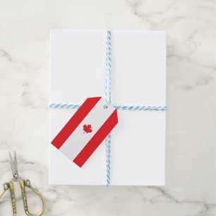 Étiquettes-cadeau Drapeau du Canada