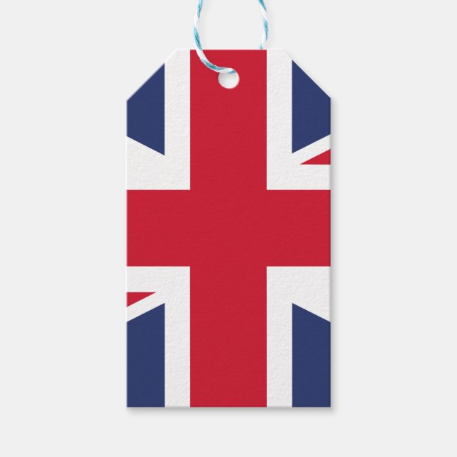 Étiquettes-cadeau Drapeau du Royaume-Uni (Devant)