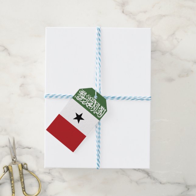 Étiquettes-cadeau Drapeau du Somaliland (Avec de laficelle)