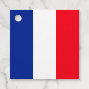 Étiquettes Cadeau Drapeau français classique personnalisable