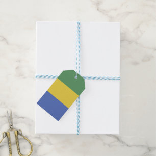 Étiquettes-cadeau Drapeau Gabon