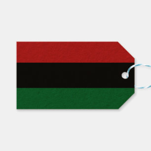 Étiquettes-cadeau Drapeau panafricain