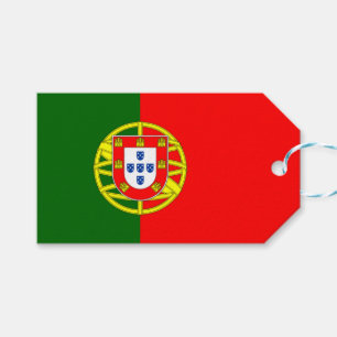 Étiquettes-cadeau Drapeau portugais (Portugal)