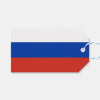 Drapeau russe (Russie) Tags cadeaux