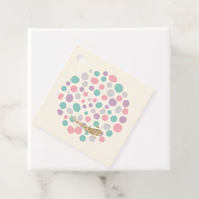 Étiquettes Cadeau 'DreamyPastels' (En situation)