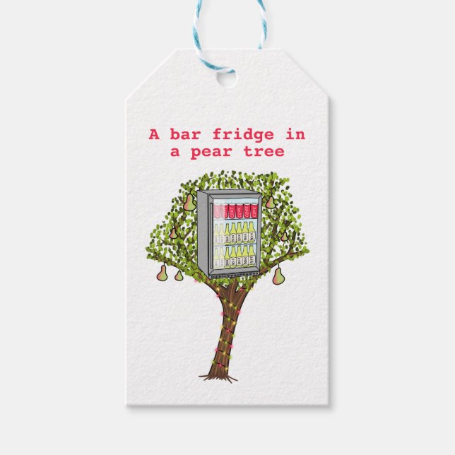 Étiquettes-cadeau Drôle 12 jours Noël Gite Balise cadeau (Devant)