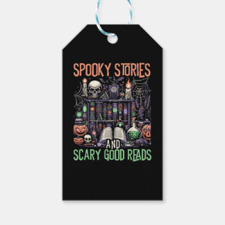 Étiquettes-cadeau Drôle Halloween Costume Lecture Livres Trick