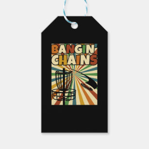 Étiquettes-cadeau Drôle Joueur De Golf Disque Que Je Bangin' Chains