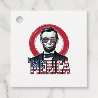 Étiquettes Cadeau Drôle Merica Patriotique Président Vintage Vecteur