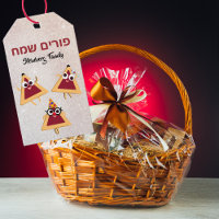 Drôle mignon Hamentash juif hébreu Purim