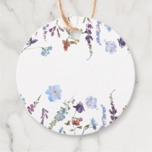 Étiquettes Cadeau Dusty Blue Mimosa Bar Juice Tags pour écriture man