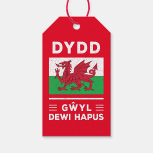 Étiquettes-cadeau Dydd Giles Dewi Hapus Joyeux Saint-Davides Jour 3