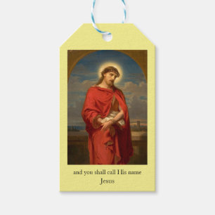 Étiquettes-cadeau Ecce homo, Otto Mengelberg, Religieux