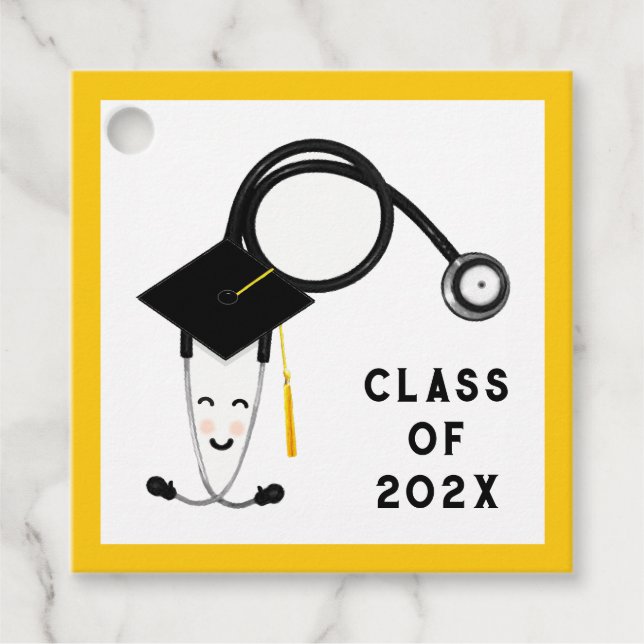 Étiquettes Cadeau École de sciences infirmières (Devant)