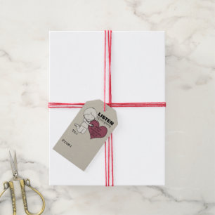 Étiquettes-cadeau Écoutez votre coeur