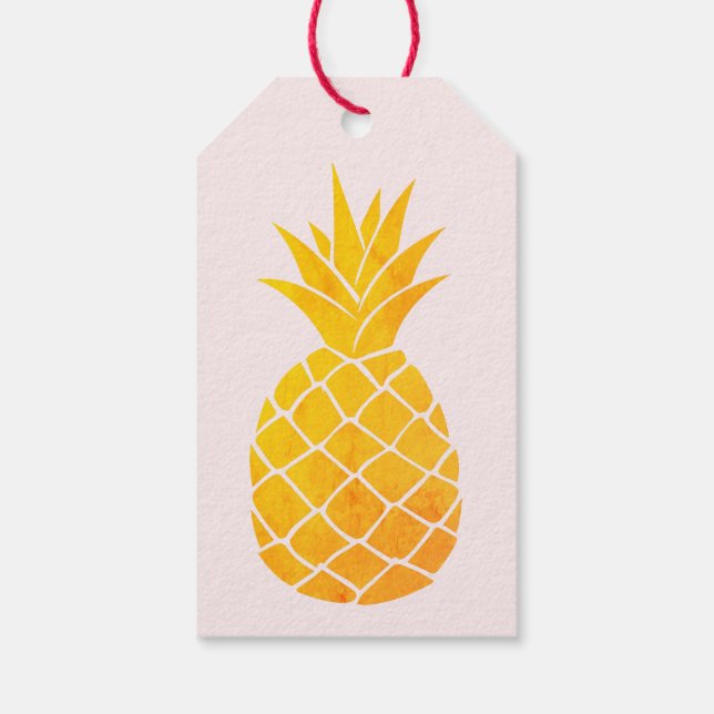 Étiquettes-cadeau Éditable Aloha Réception de Mariage Tropicale (Dos)