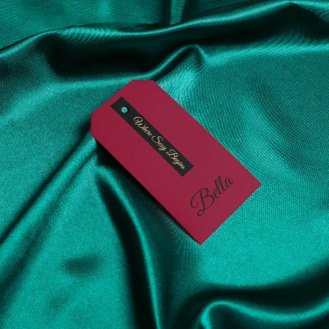 Étiquettes-cadeau Editable Elegant Lingerie Branding Design  (Créateur téléchargé)