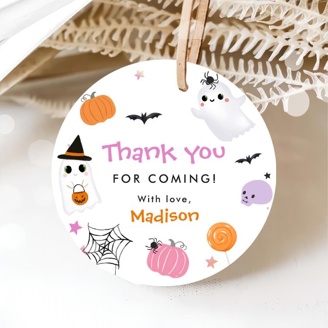 Étiquettes Cadeau Éffrayant Un Halloween 1er Anniversaire (Créateur téléchargé)