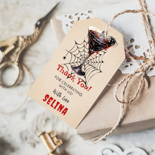 Étiquettes-cadeau Éffrayante Halloween mignonne Fête d'anniversaire