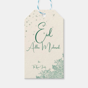 Étiquettes-cadeau Eid Al Adha Eid Mubarak personnalisé musulman