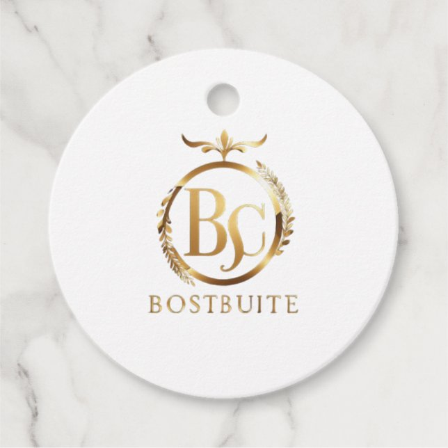 Étiquettes Cadeau Élégance infinie (Devant)