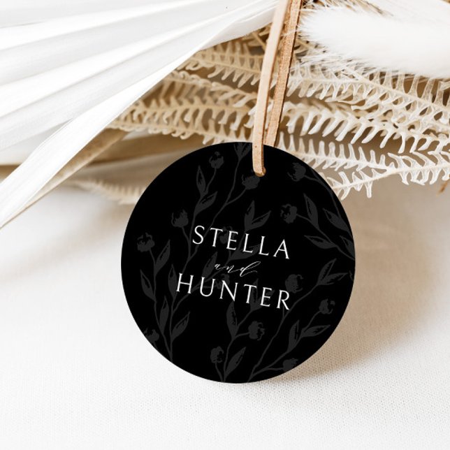 Étiquettes Cadeau Élégance Victorienne Moderne de la Verdure (Créateur téléchargé)