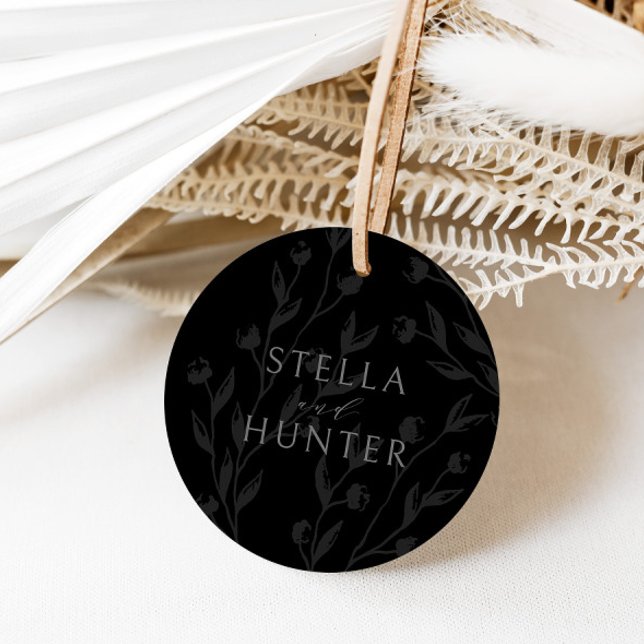 Étiquettes Cadeau Élégance Victorienne Moderne de la Verdure (Créateur téléchargé)