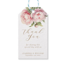 Elégant Blush Floral Or Blanc Mariage Favoriser