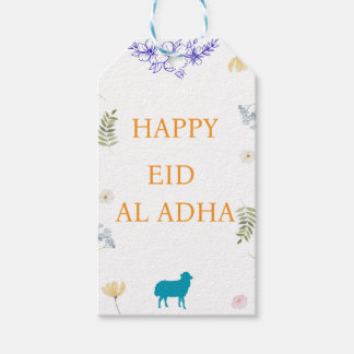 Étiquettes-cadeau Elegant Floral Eid al-Adha