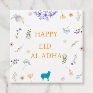 Étiquettes Cadeau Elegant Floral Eid al-Adha 