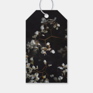 Étiquettes-cadeau Élégant floral foncé