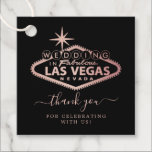 Étiquettes Cadeau Elégant Las Vegas Destination Mariage<br><div class="desc">Célébrez dans le style avec ces étiquettes mariages modernes et très tendance. Ce design est facile à personnaliser avec votre libellé d'événement spécial et vos invités seront ravis quand ils verront ces étiquettes fabuleuses.</div>