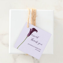 Élégant mariage fleur de lys calla pourpre