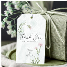 Élégant Mariage floral de pavot rose rustique