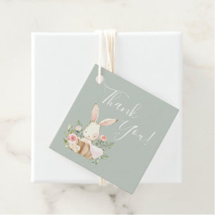 Étiquettes Cadeau Élégant Merci de Baby shower