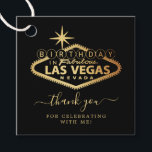 Étiquettes Cadeau Elégant Merci de fête d'anniversaire de Las Vegas<br><div class="desc">Célébrez dans le style avec ces étiquettes de fête d'anniversaire modernes et très tendance de Las Vegas. Le design est facile à personnaliser avec votre libellé d'événement spécial et vos invités seront ravis quand ils verront ces étiquettes fabuleuses. Des éléments de partie correspondants se trouvent dans la collection.</div>