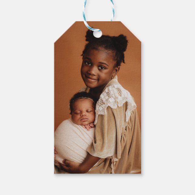 Étiquettes-cadeau Elegant Photo Arch Chic Christmas  (Devant)