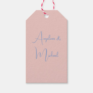 Étiquettes-cadeau Élégant stylé tendance écriture manuscrite Nom du 