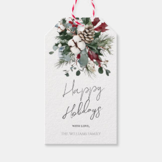 Étiquettes-cadeau Elegant Winter Holiday Gift Tags