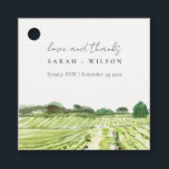 Étiquettes Cadeau Elégante aquarelle Green Winery Vignoble Mariage<br><div class="desc">Rustic Watercolor Vineyard Theme Collection.- c'est un script élégant aquarelle Illustration de vignoble vert vif en couleur, Parfait pour votre Vineyard destination mariage & fêtes. Il est très facile de customiser, avec vos données personnelles. Si vous avez besoin d'un autre produit correspondant ou de la personnalisation, veuillez envoyer un message...</div>