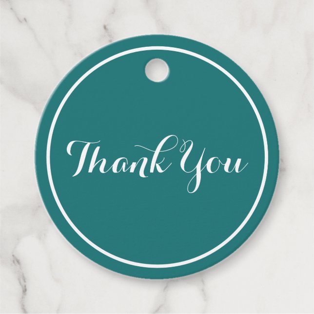 Étiquettes Cadeau Élégante fête de la graduation Vert et Blanc (Devant)