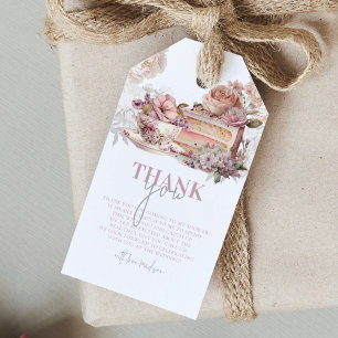 Étiquettes-cadeau Élégante fête de thé de mariage