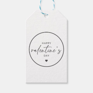 Étiquettes-cadeau Élégante typographie de script Heureuse Sainte-Val